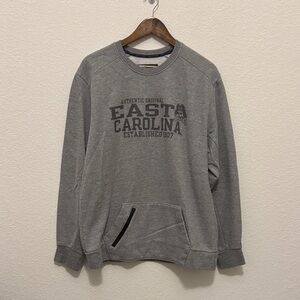 Russell Athletic ECU Grey Sweatshirt Size L